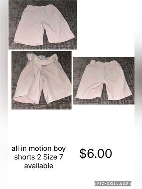 all in motion Boys' Light Pink Elastic Waist Shorts